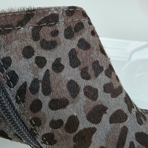 Vince Camuto Leopard Print Calf Hair Booties ๐โจ Size 5 - Picture 14 of 15